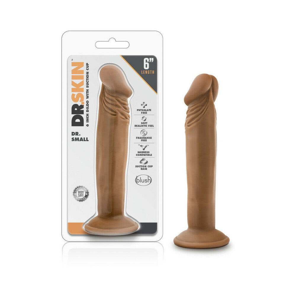 Dr Skin Dr Small 6 Dildo Mocha