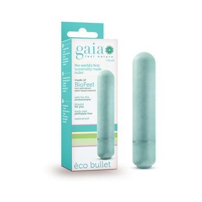 Gaia Eco Bullet Vibrator Aqua Blue