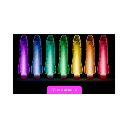 Blush Glow Dicks Glitter Vibrator Molly - Pink
