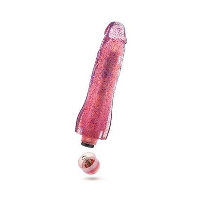 Blush Glow Dicks Glitter Vibrator Molly - Pink