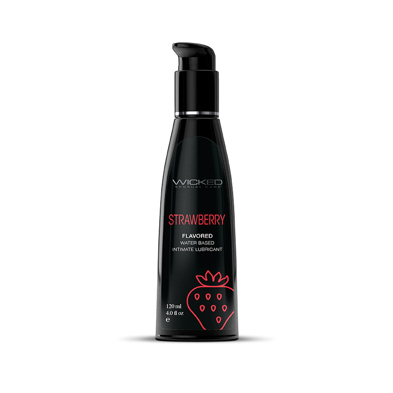 Wicked Aqua Lubricant Strawberry 4 fluid ounces