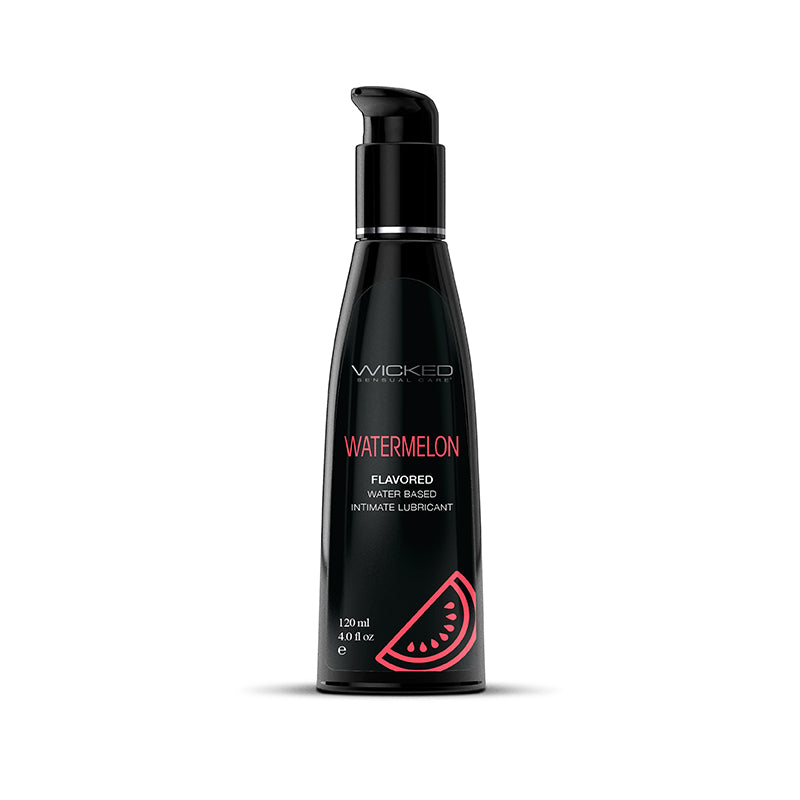 Wicked Aqua Flavored Lubricant Watermelon 4oz