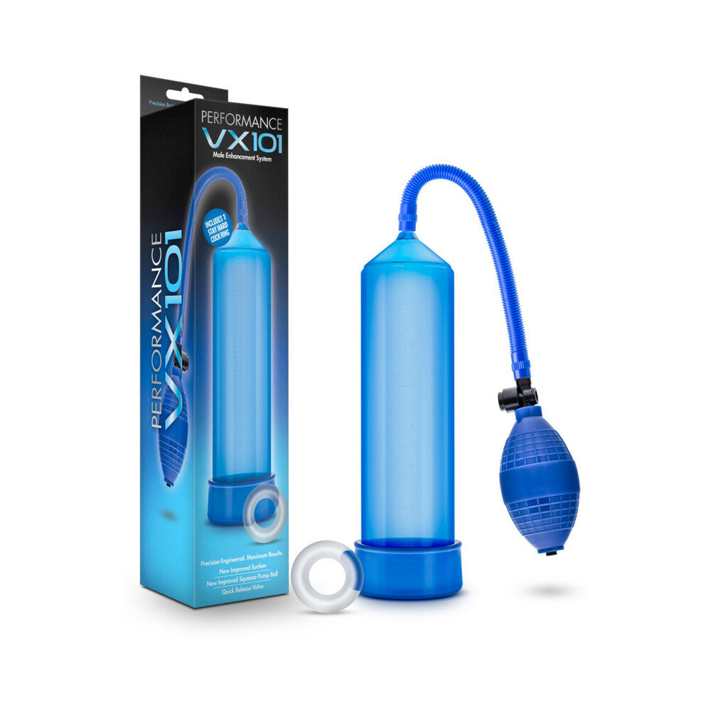 Blush Performance VX101 Male Enhancement Pump - Blue