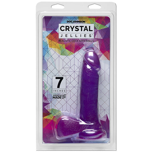 Crystal Jellies 7in Realistic w/Balls Pu