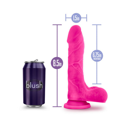 Au Natural Bold Thrill 8.5 inches Dildo Pink