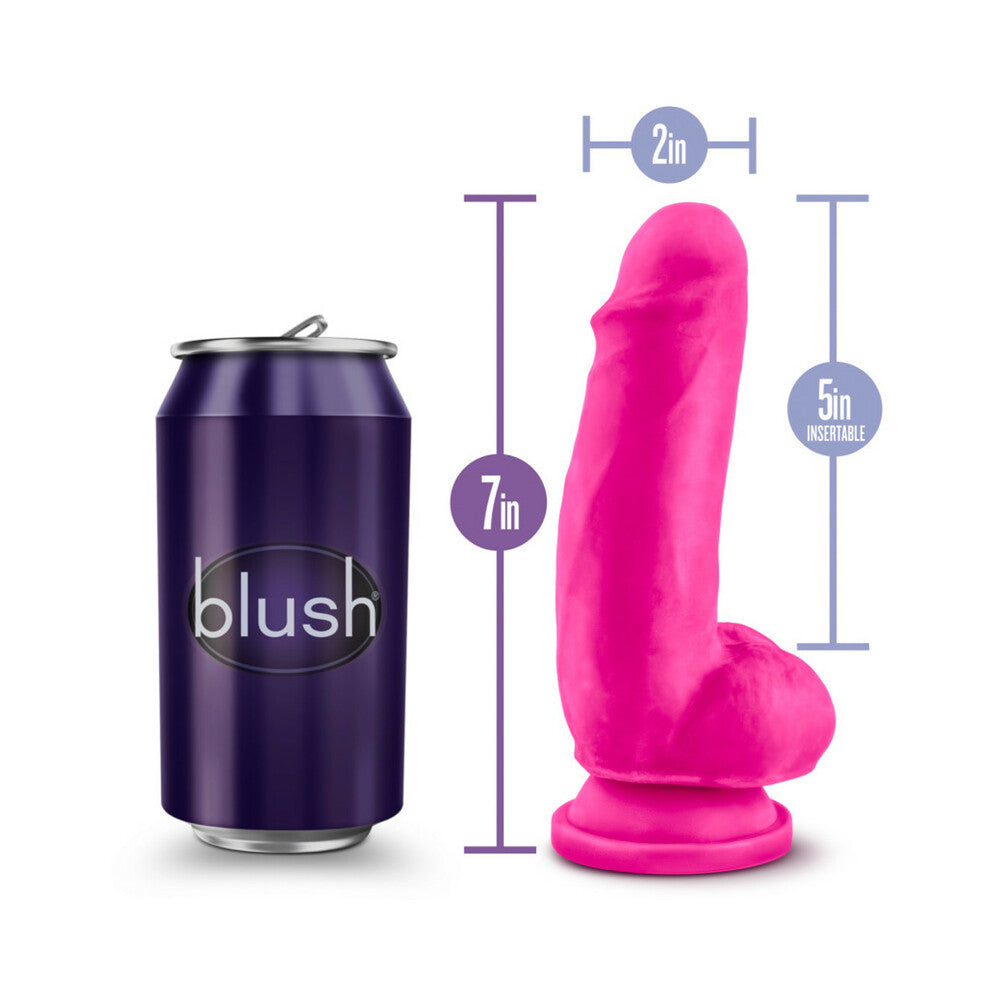 Au Naturel Bold Beefy 7 inches Dildo Pink