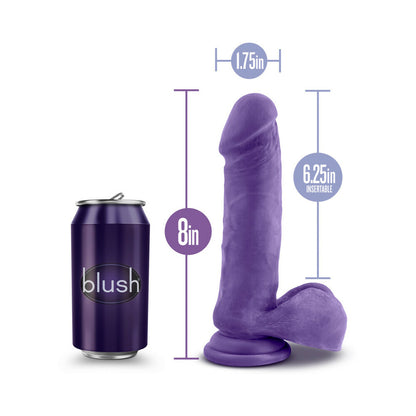 Au Natural - Bold - Hero - 8in Dildo - Purple