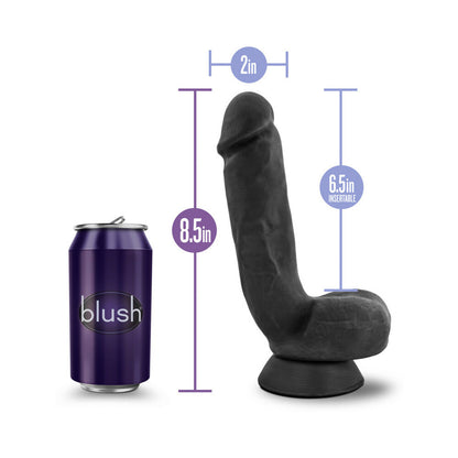 Au Natural - Bold - Pound - 8.5 Inch Dildo -  Black