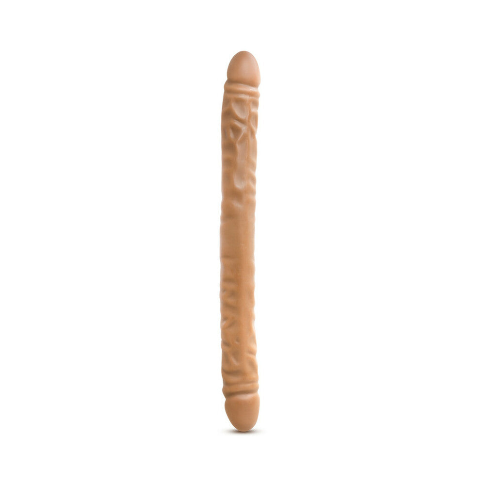 Dr Skin 18 inches Double Dildo Mocha Tan