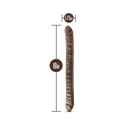 Dr. Skin - 18 Inch Double Dildo - Chocolate