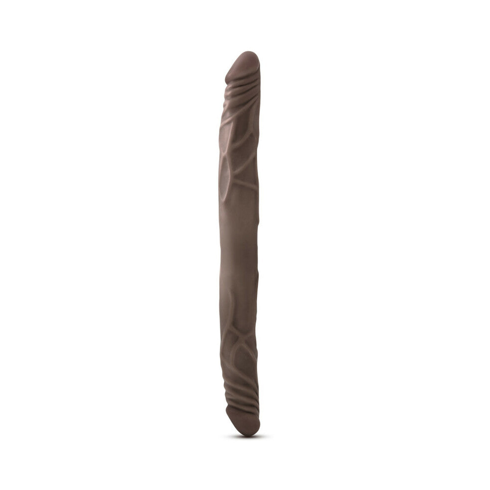 Dr. Skin - 14 Inch Double Dildo - Chocolate