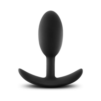 Blush Luxe Wearable Vibra Slim Plug Medium - Black
