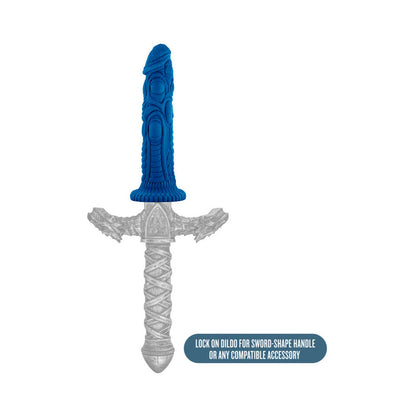 The Realm - Draken - Lock On Dildo - Blue