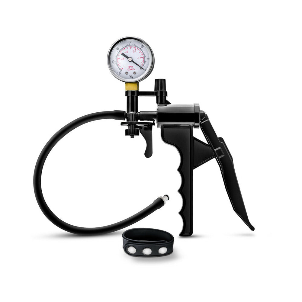 Performance - Gauge Pump Pistol With Silicone Tubing & Silicone Cock Strap - Black