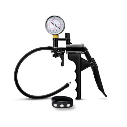 Performance - Gauge Pump Pistol With Silicone Tubing & Silicone Cock Strap - Black