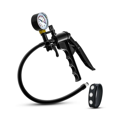 Performance - Gauge Pump Pistol With Silicone Tubing & Silicone Cock Strap - Black