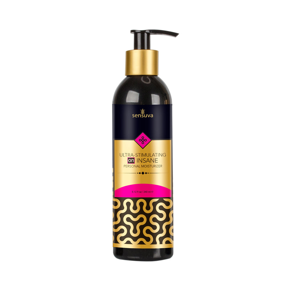 Sensuva Ultra-stimulating On Insane Personal Moisturizer - Unscented 8 Fl. Oz. Bottle