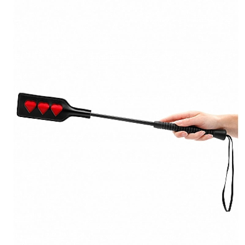 Ouch! Crop - Heart - Large - Black