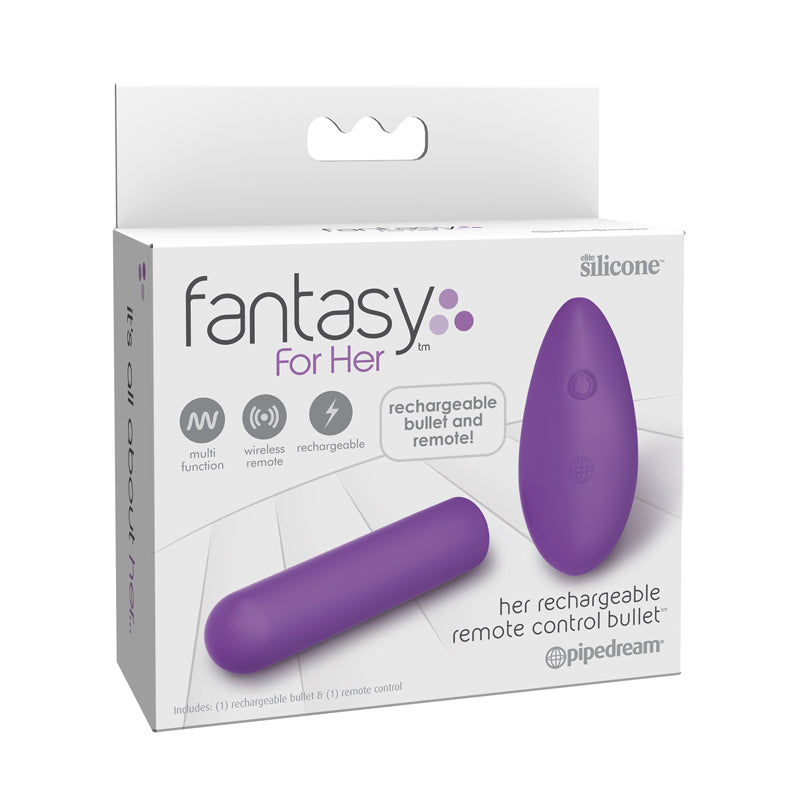 Fantasy For Her Rechargeable Remote Control Bullet Purple Shop