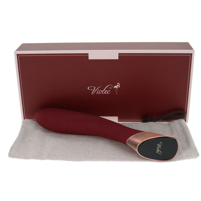 Fallen City Touch Panel G-spot Vibrator In Wine