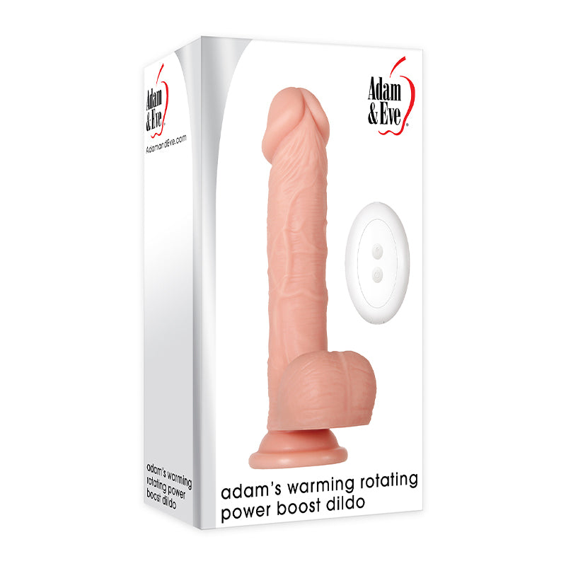 A&e Adam's Warming Rotating Power Boost Dildo