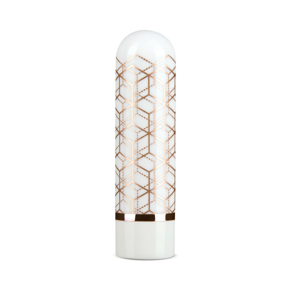 The Collection Glitzy Geo Rechargeable Bullet Rose Gold