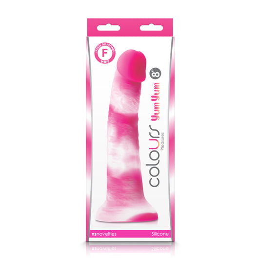 Colours - Pleasures - Yum Yum 8 In. Dildo - Pink