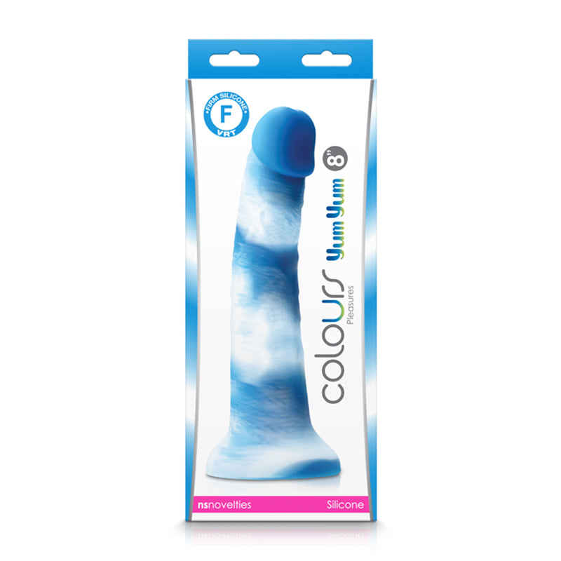 Colours Pleasures Yum Yum 8in Dildo Blue