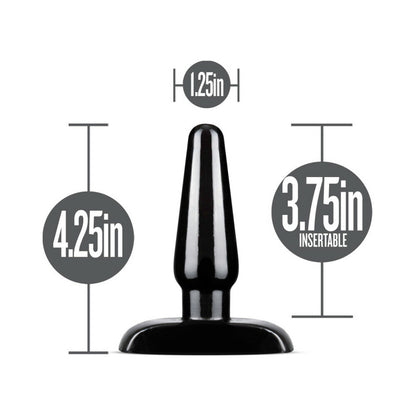Blush Anal Adventures Basic Anal Plug - Small Black