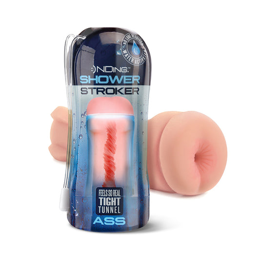 Happy Ending Self-lubricating Shower Stroker - Ass
