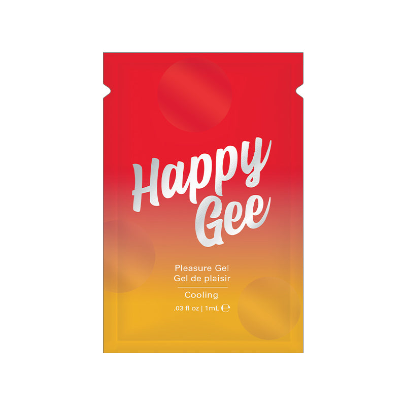 Happy Gee Cooling Pleasure Gel .03 Oz Foil