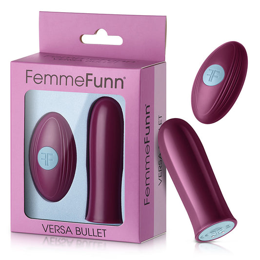 Femme Funn Versa Bullet w/Remote - Dark Fuchsia