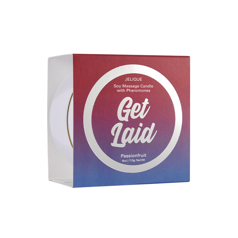 Get Laid Pheromone Massage Candle Passion Fruit 4 Oz/113 G