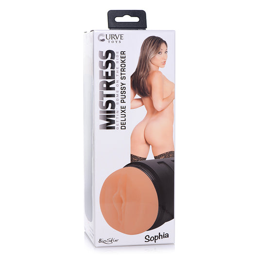 Curve Novelties Mistress Sophia Deluxe Pussy Stroker - Tan