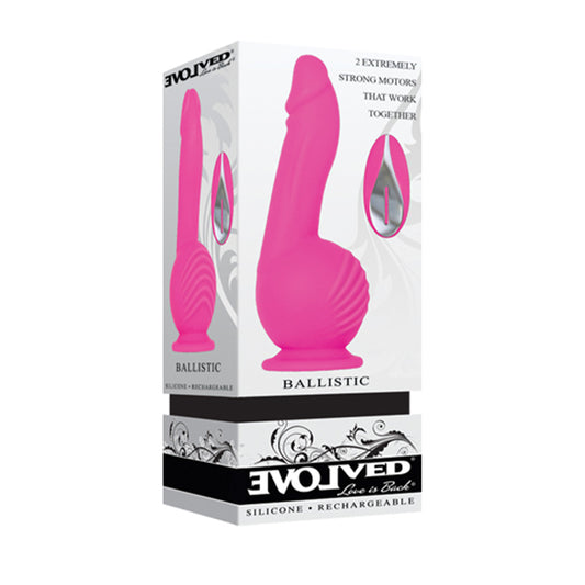 Evolved Ballistic Dildo - Pink