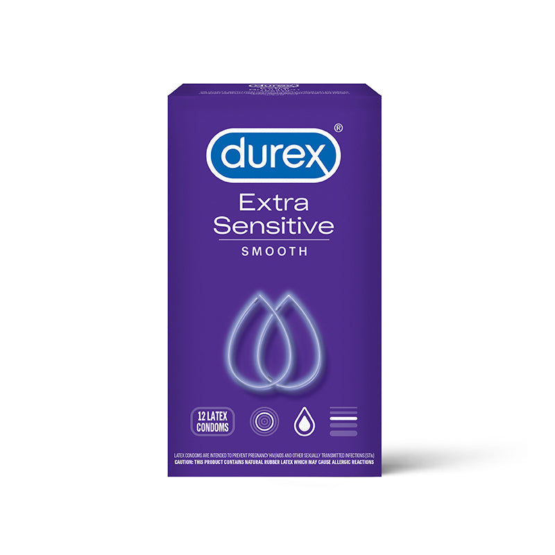 Durex Extra Sensitive Smooth Condom - Pack of 12