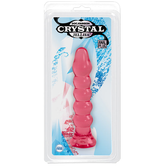 Crystal Jellie Anal Plug 6 Pink