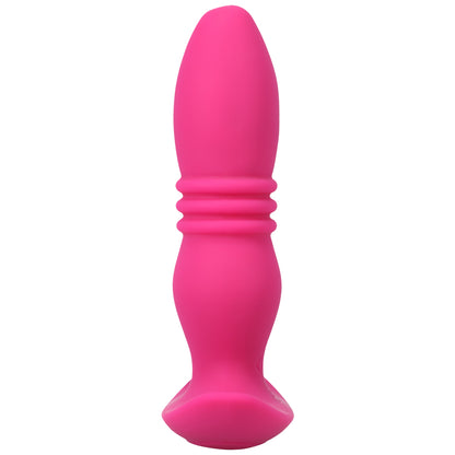 A Play Rise Rechargeable Silicone Anal Plug w/Remote - Pink