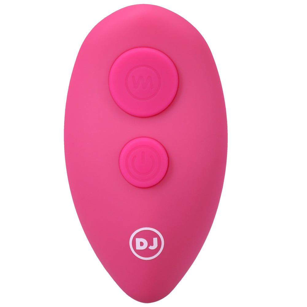 A Play Rise Rechargeable Silicone Anal Plug w/Remote - Pink