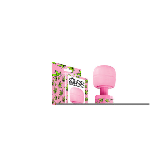 Stoner Vibes Wacky Weed Wand Massager Pink Kush