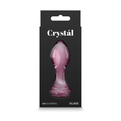 Crystal Rose Butt Plug - Pink