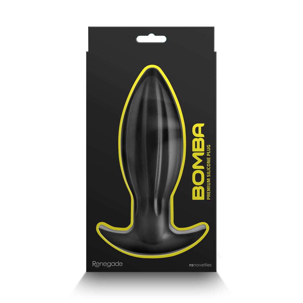 Renegade Bomba Anal Plug Black Large