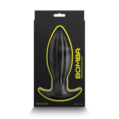 Renegade Bomba Anal Plug Black Large