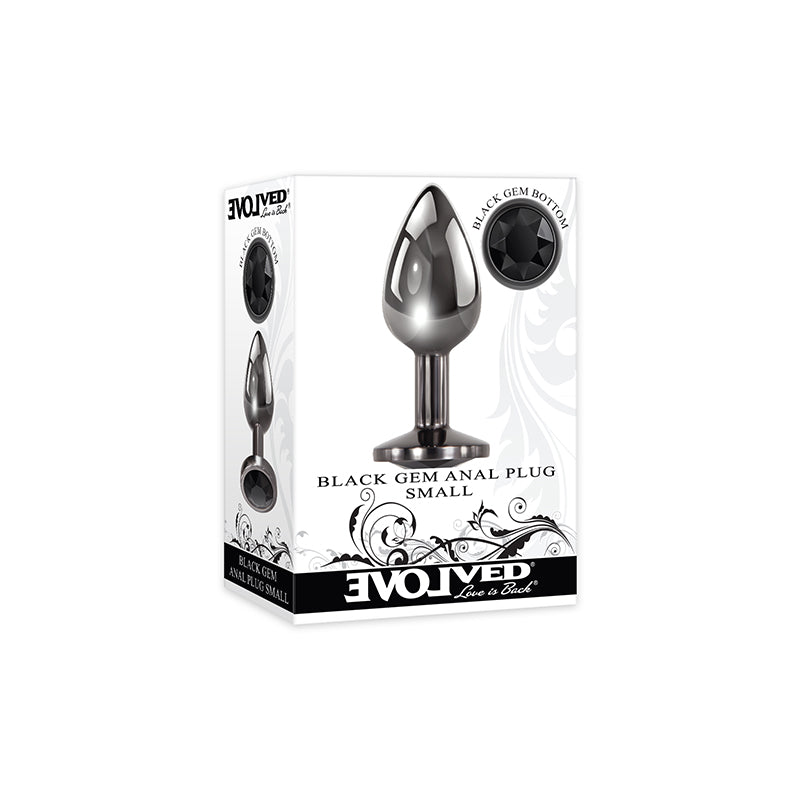 Evolved Black Gem Anal Plug - Small