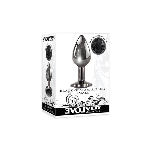 Evolved Black Gem Anal Plug - Small