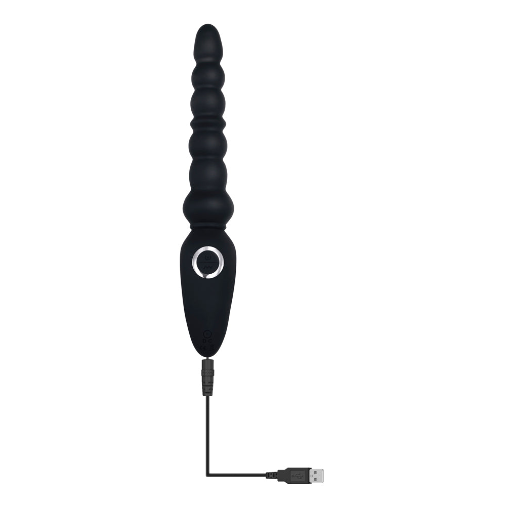Evolved Magic Stick Beaded Vibrator - Black