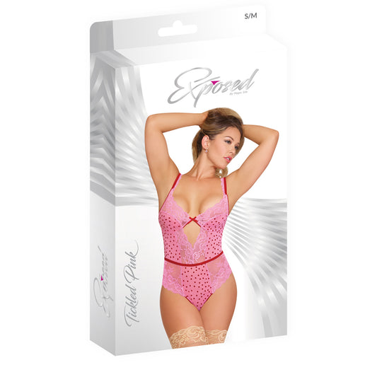 Magic Silk Tickled Pink Balconette Teddy Pink S/m