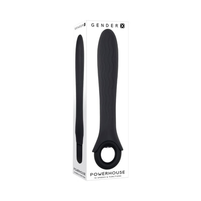 Gender X Powerhouse Ring-handle Vibrator Black