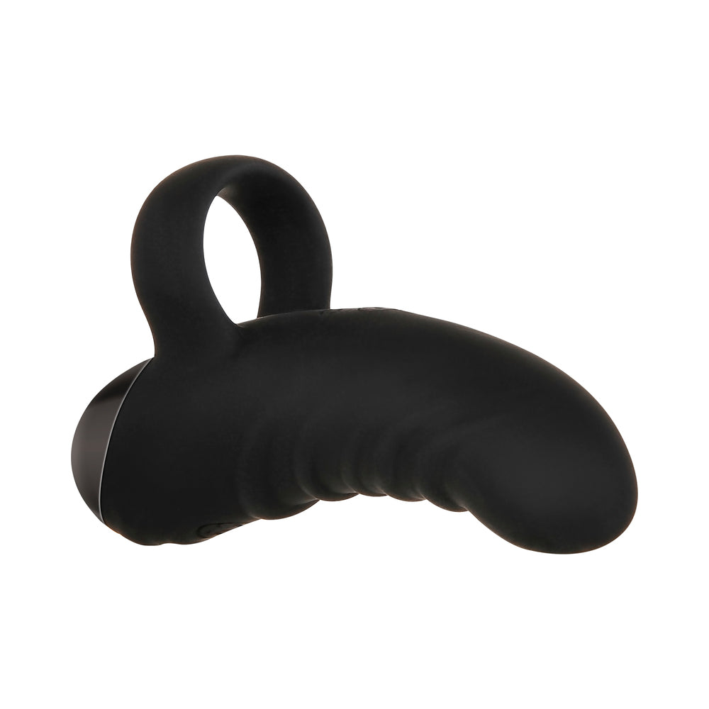 Evolved Hooked on You Curved Finger Vibrator - Black