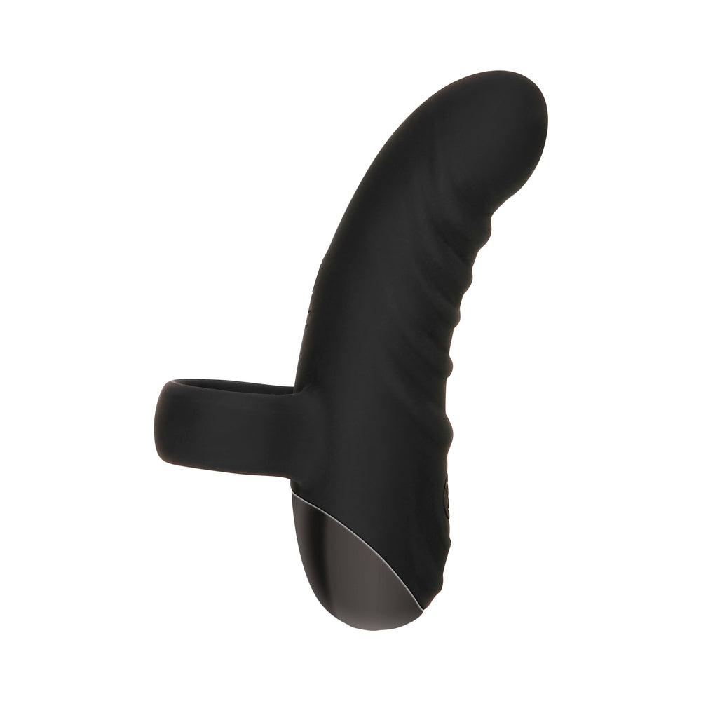 Evolved Hooked on You Curved Finger Vibrator - Black